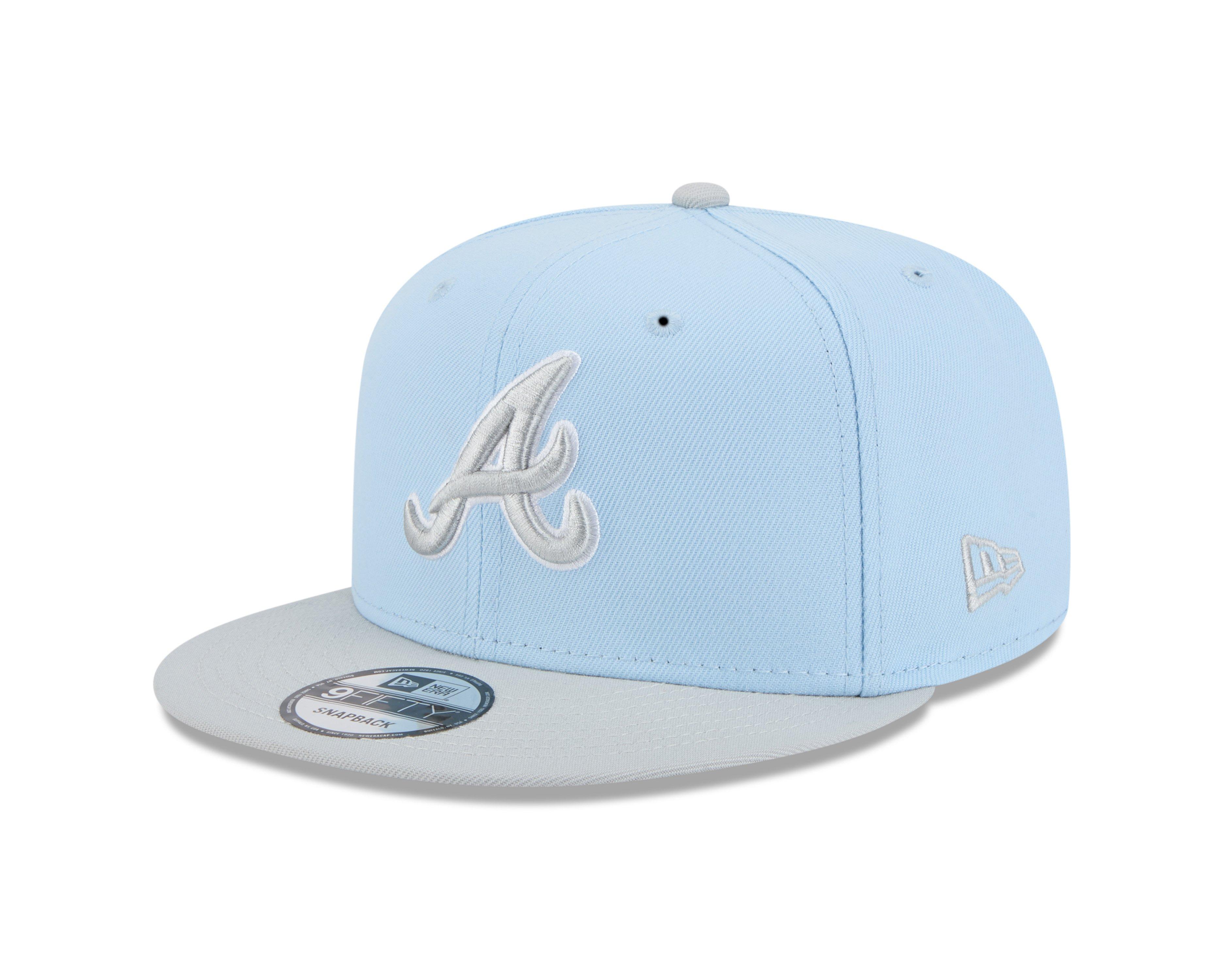 New Era Atlanta Braves​ 9FIFTY 2-Tone Snapback Hat-Blue/Grey